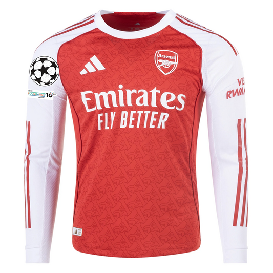 Arsenal Home Long Sleeve Jersey 2025/2026