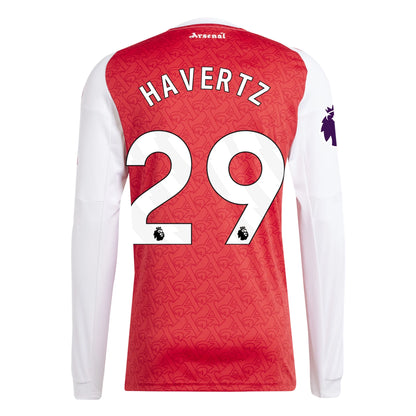 Arsenal 25/26 Long Sleeve Home Jersey Kai Havertz #29