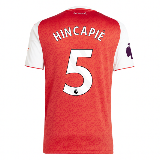 Arsenal 25/26 Home Jersey Piero Hincapie #5 (Red)