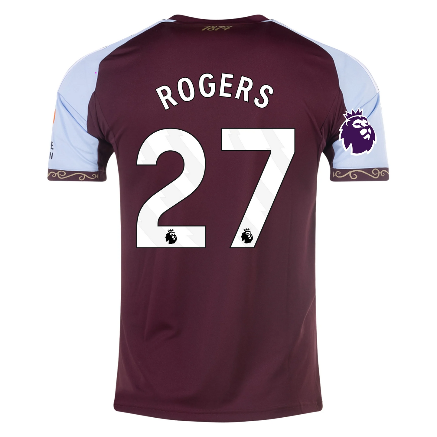 Aston Villa 2025/26 Home Jersey Morgan Rogers #27