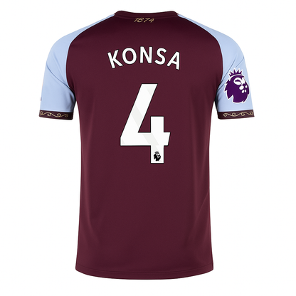 Aston Villa 2025/26 Home Jersey Ezri Konsa #4