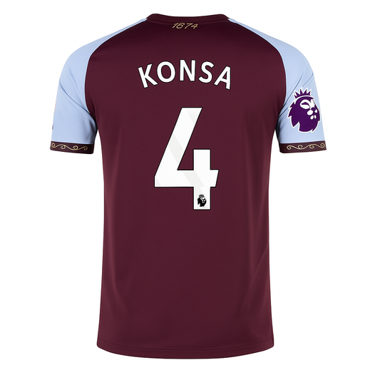 Aston Villa 2025/26 Home Jersey Ezri Konsa #4