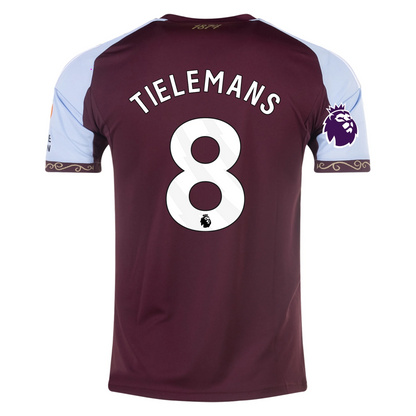 Aston Villa 2025/26 Home Jersey Youri Tielemans #8