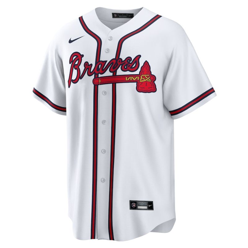 Atlanta Braves Home Jersey Acuña Jr. #13 front