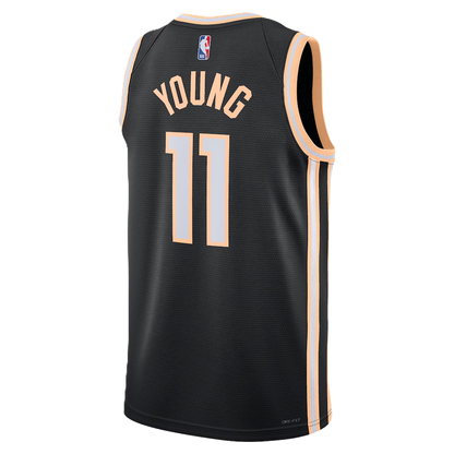 Atlanta Hawks Black 2025-2026 City Edition Jersey Trae Young #11