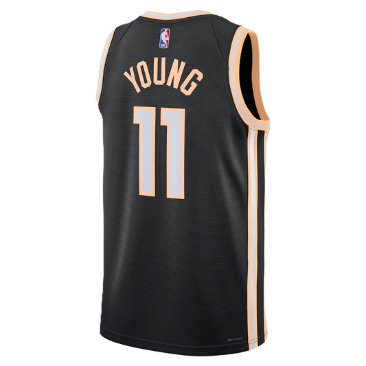 Atlanta Hawks Black 2025-2026 City Edition Jersey Trae Young #11
