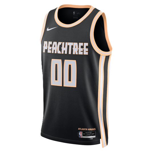 Atlanta Hawks Black 2025-2026 City Edition Jersey Custom