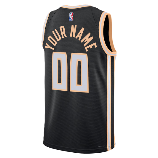 Atlanta Hawks Black 2025-2026 City Edition Jersey Custom
