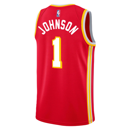 Atlanta Hawks Red Icon Jersey Jalen Johnson #1
