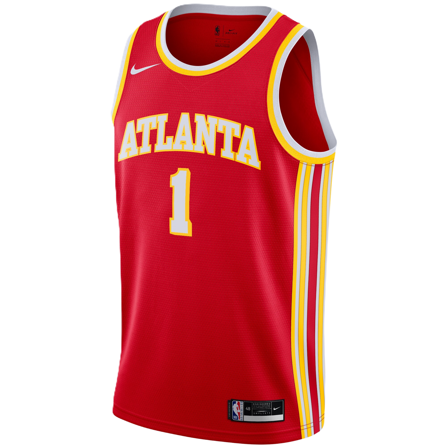 Atlanta Hawks Red Icon Jersey Jalen Johnson #1