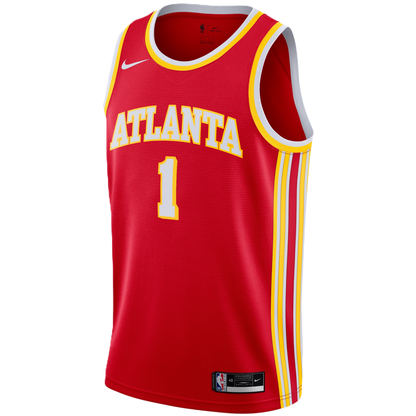 Atlanta Hawks Red Icon Jersey Jalen Johnson #1