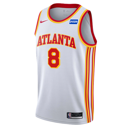Atlanta Hawks White Association Jersey Kristaps Porziņģis #8