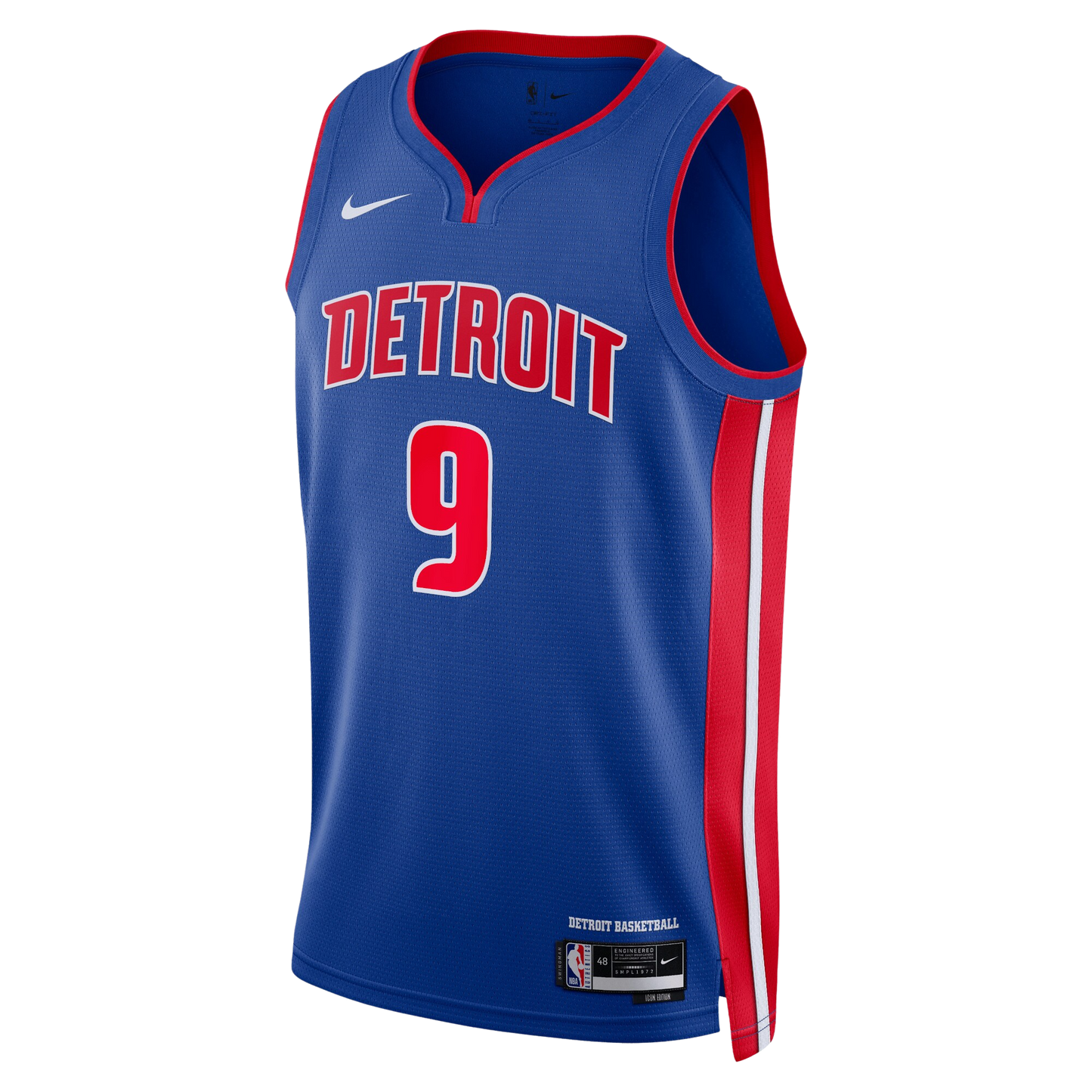 Detroit Pistons Blue Icon Jersey Ausar Thompson #9