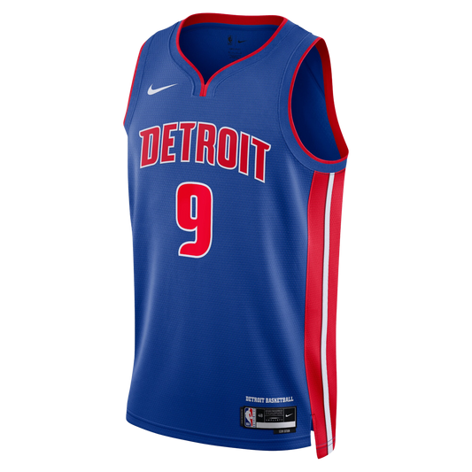 Detroit Pistons Blue Icon Jersey Ausar Thompson #9