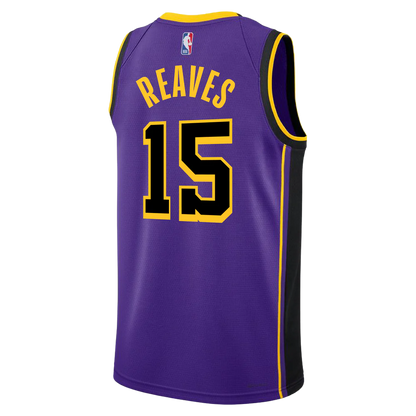 Los Angeles Lakers Purple Statement Jersey Austin Reaves #15