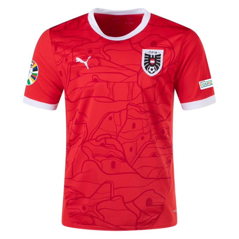 Austria 2024 Home Jersey front