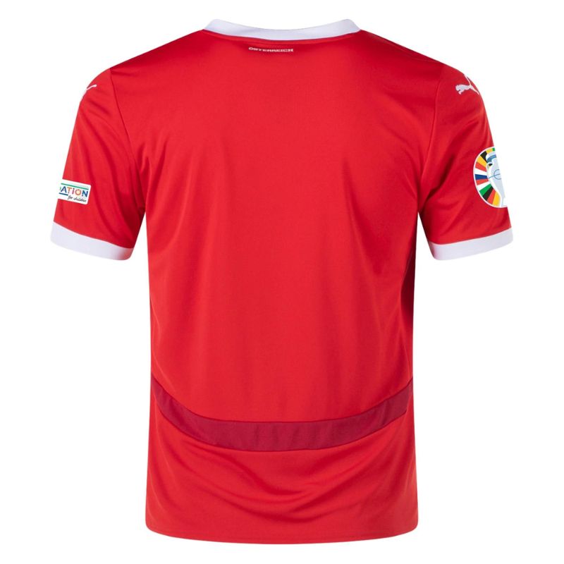 Austria 2024 Home Jersey back