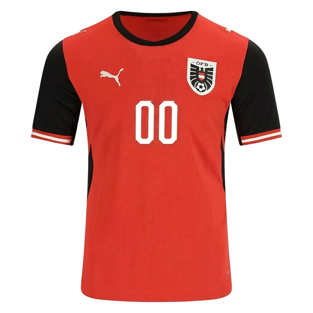 Austria 2026 Home Jersey Custom