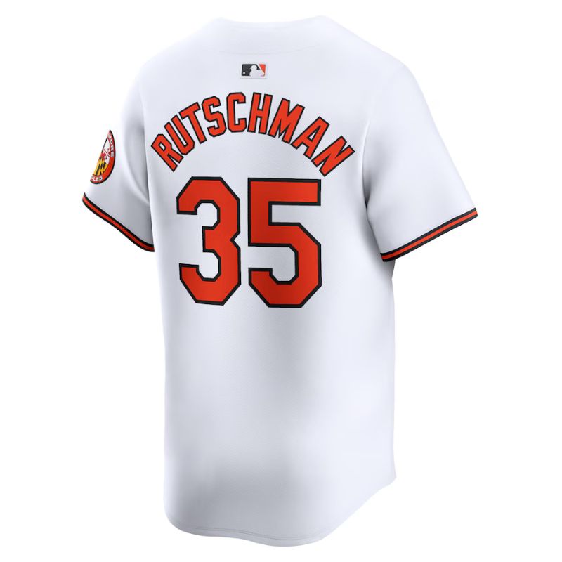 Baltimore Orioles Home Jersey Rutschman #35 back