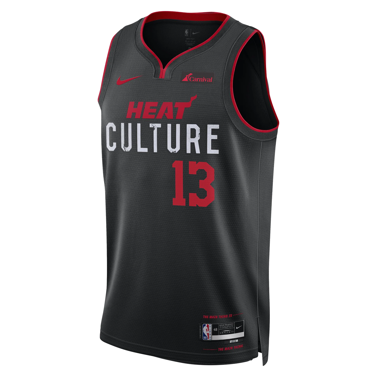 Miami Heat Black "HEAT Culture" City Jersey Bam Adebayo #13