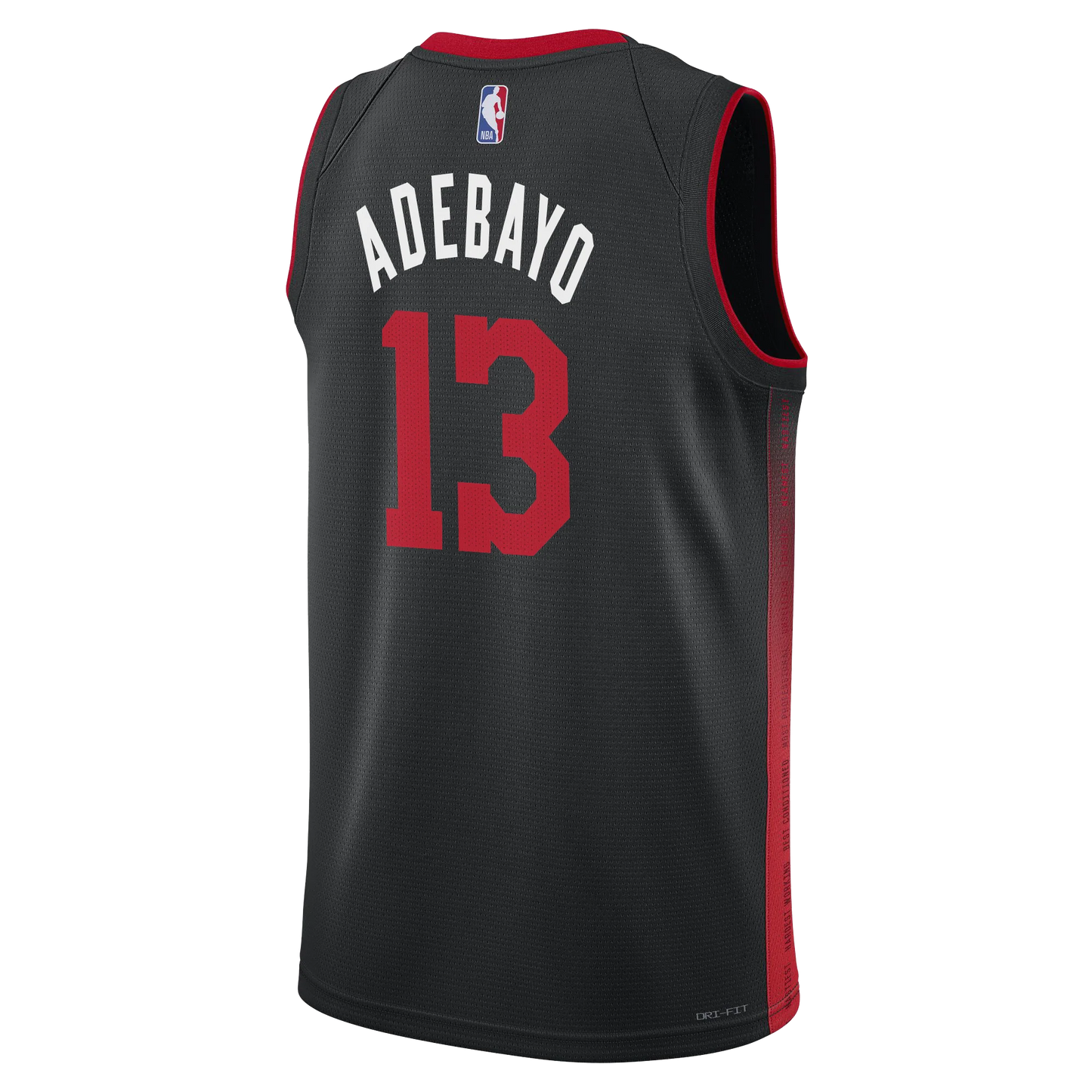 Miami Heat Black "HEAT Culture" City Jersey Bam Adebayo #13