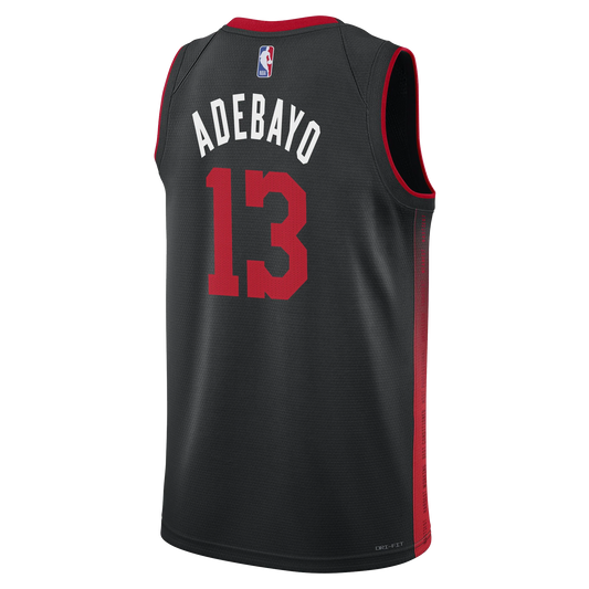 Miami Heat Black "HEAT Culture" City Jersey Bam Adebayo #13
