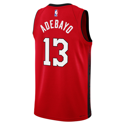 Miami Heat Red "HEAT Culture" City Jersey Bam Adebayo #13