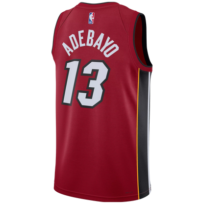 Miami Heat Red Statement Jersey Bam Adebayo #13