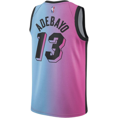 Miami Heat Pink ViceVersa Jersey Bam Adebayo #13