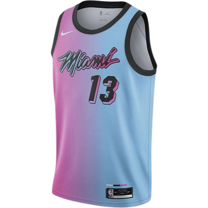 Miami Heat Pink ViceVersa Jersey Bam Adebayo #13