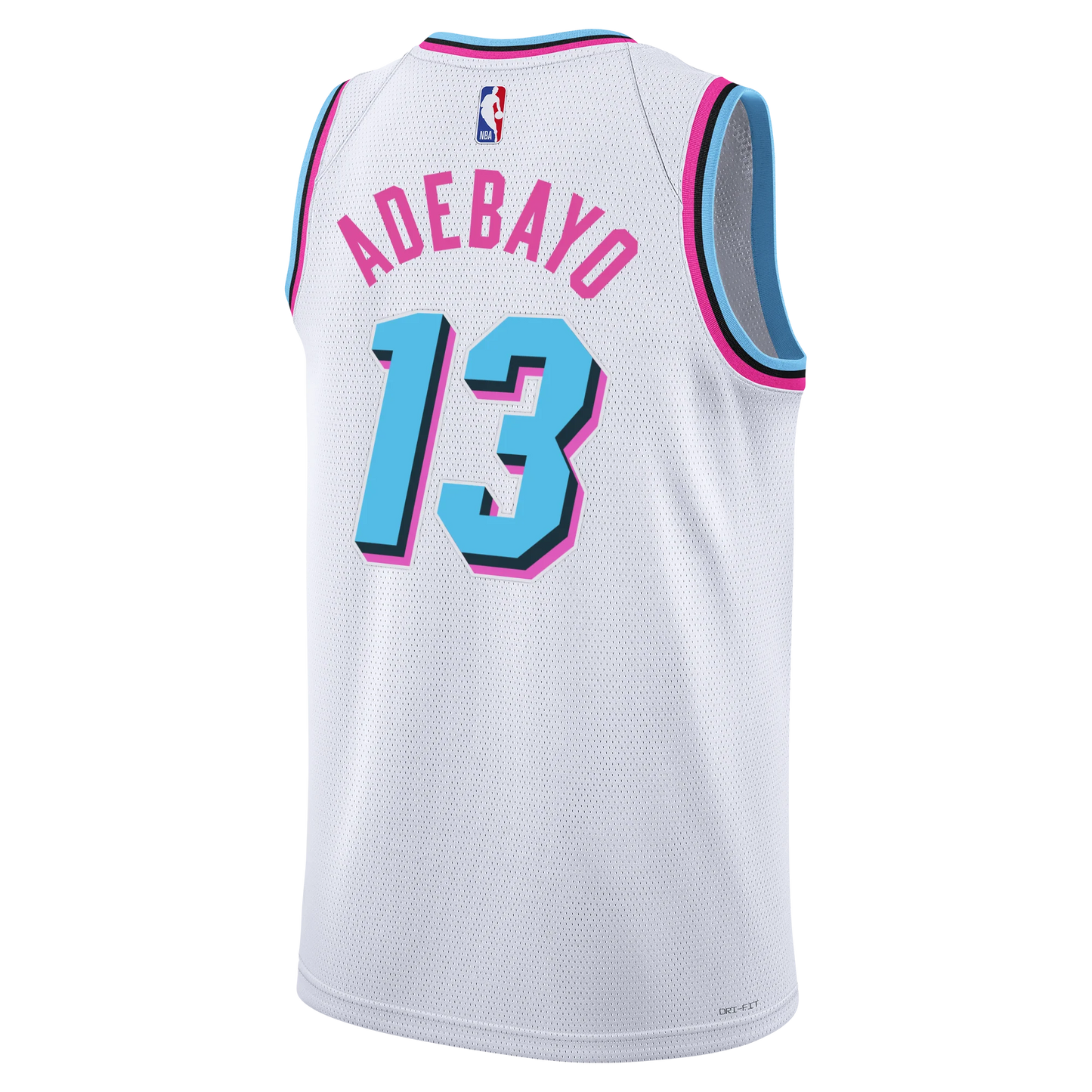 Miami Heat White Original Vice Jersey Bam Adebayo #13