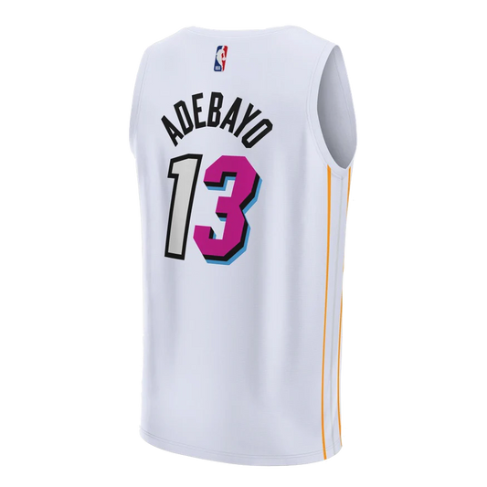 Miami Heat White Mashup Vol. 2 Jersey Bam Adebayo #13