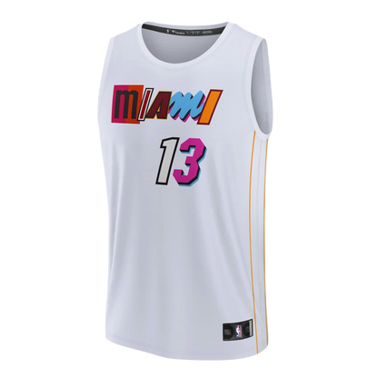 Miami Heat White Mashup Vol. 2 Jersey Bam Adebayo #13