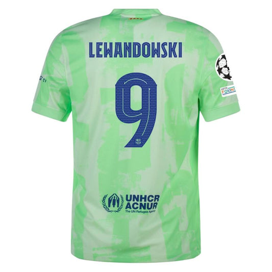 Barcelona 24/25 Third Jersey Lewandowski #9 back