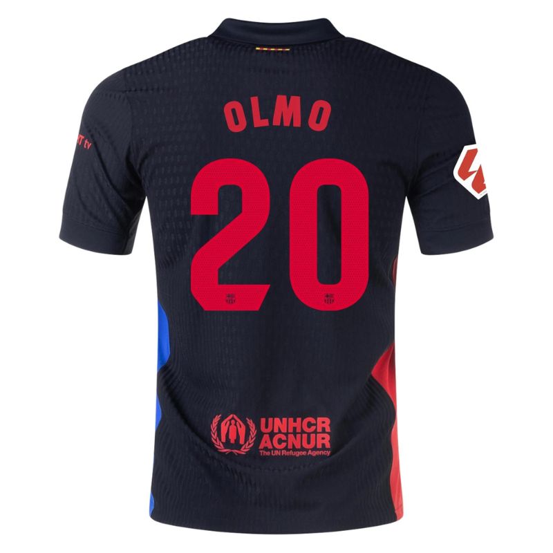 Barcelona 24/25 Away Jersey Olmo #20 back