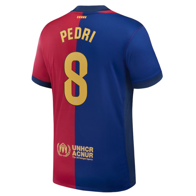 Barcelona 24/25 Home Jersey Pedri #8 back