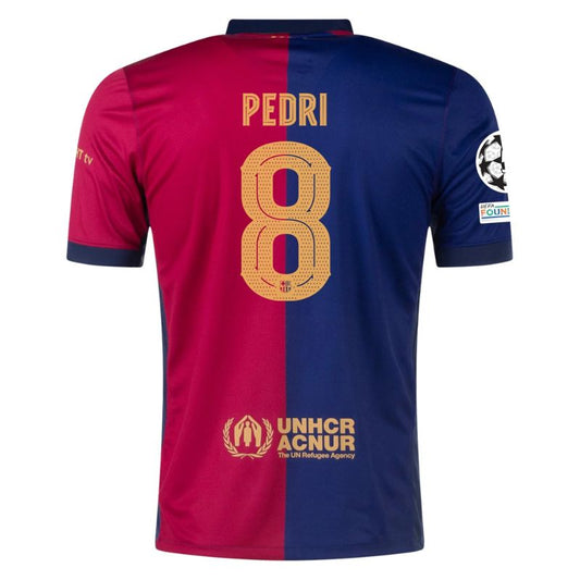 Barcelona 24/25 Home Jersey Pedri #8 back