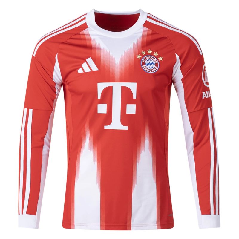 Bayern Munich 25/26 Long Sleeve Home Jersey front
