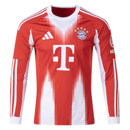 Bayern Munich 25/26 Long Sleeve Home Jersey front