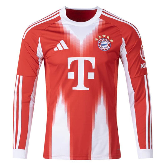 Bayern Munich 25/26 Long Sleeve Home Jersey front