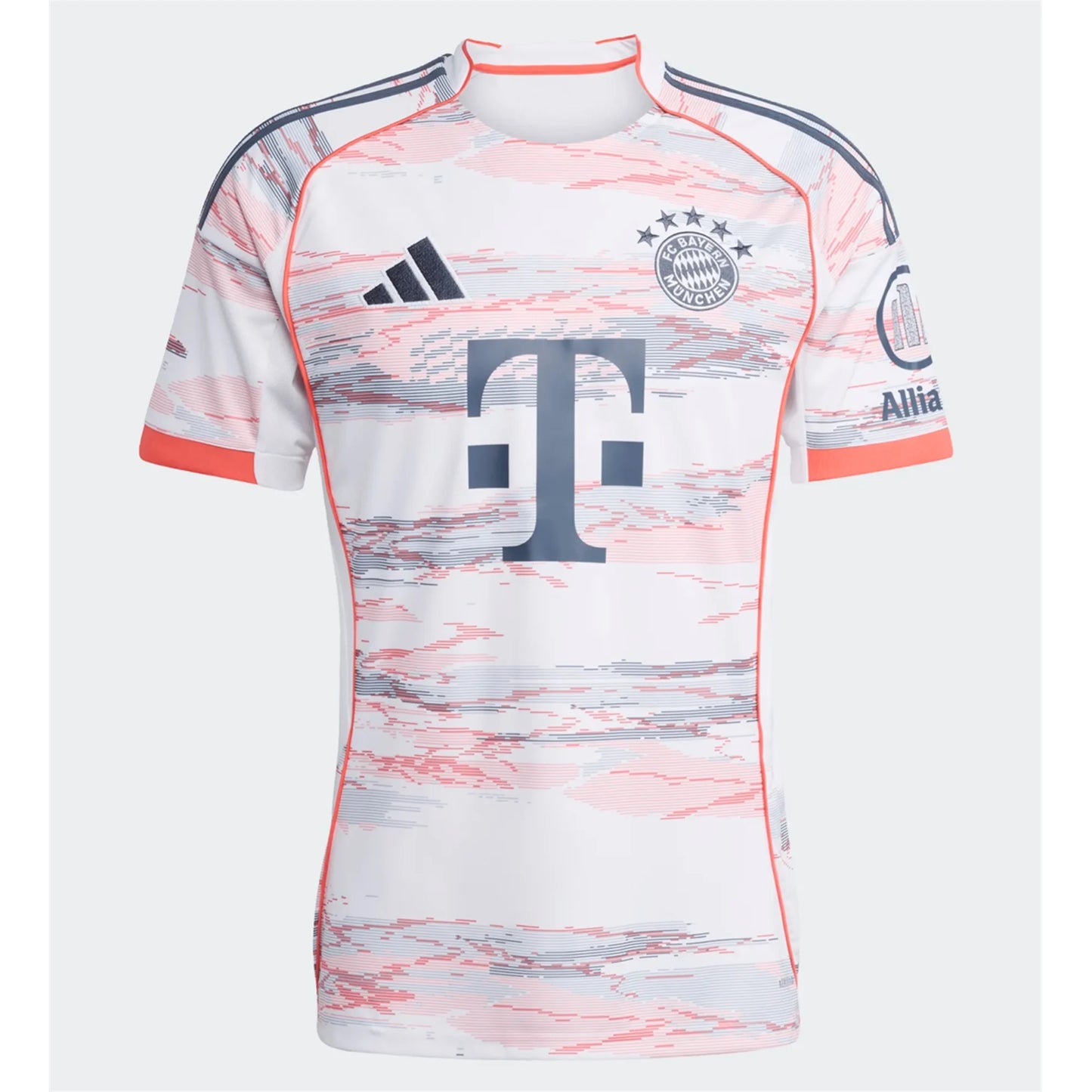Bayern Munich 25/26 Away Jersey (White/Red)