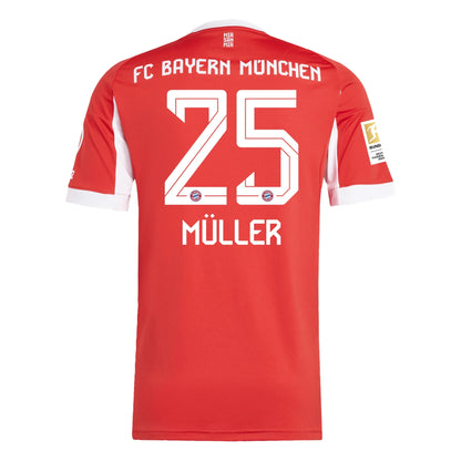 Bayern Munich 25/26 Home Jersey Thomas Müller #25 (Red)