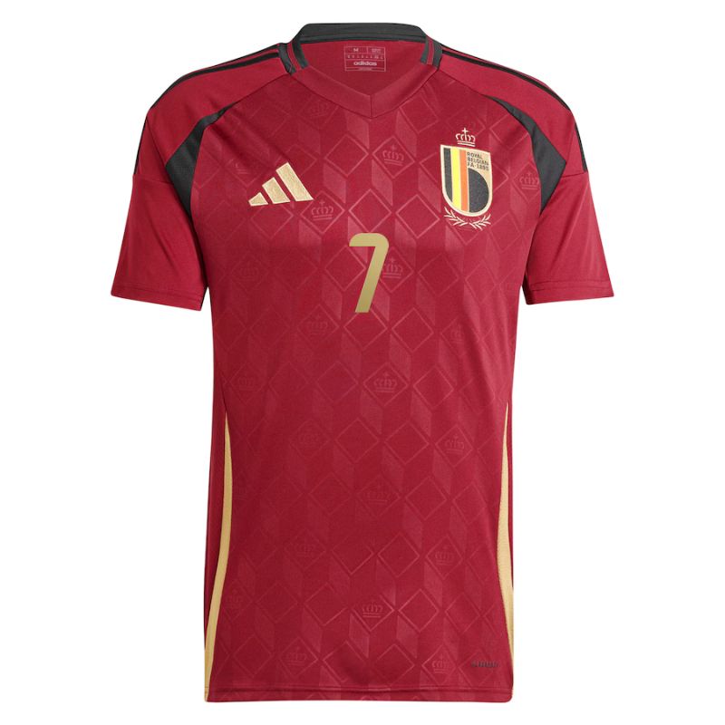 Belgium 2024 Home Jersey De Bruyne #7 front