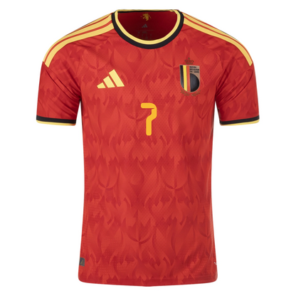 Belgium 2026 Home Jersey Kevin De Bruyne #7