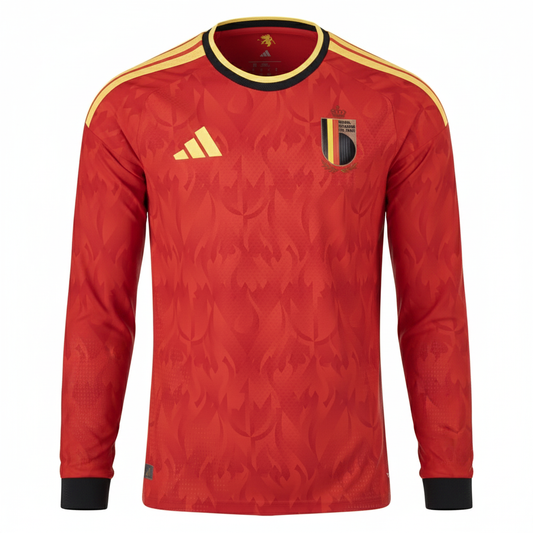 Belgium 2026 Home Long Sleeve Jersey