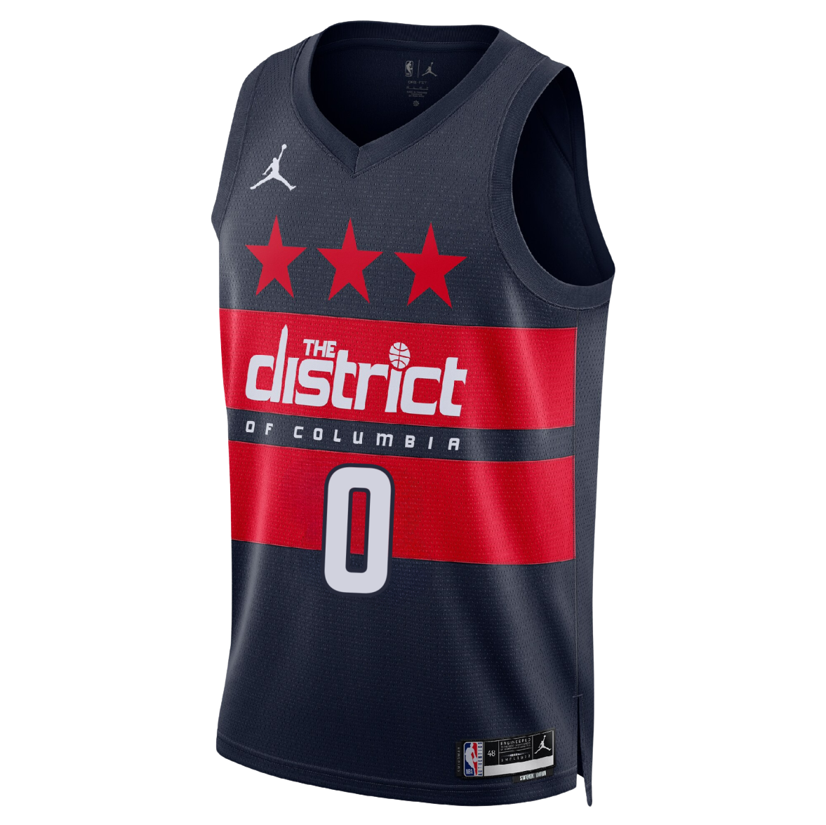 Washington Wizards Navy Statement Jersey Bilal Coulibaly #0