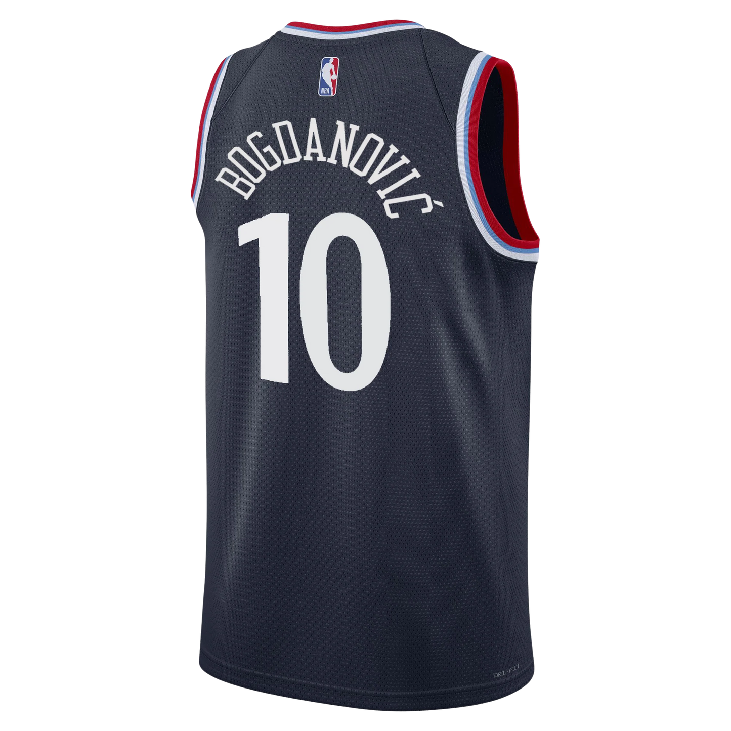 LA Clippers Navy Icon Jersey Bogdan Bogdanovic #10