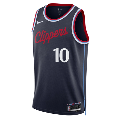 LA Clippers Navy Icon Jersey Bogdan Bogdanovic #10