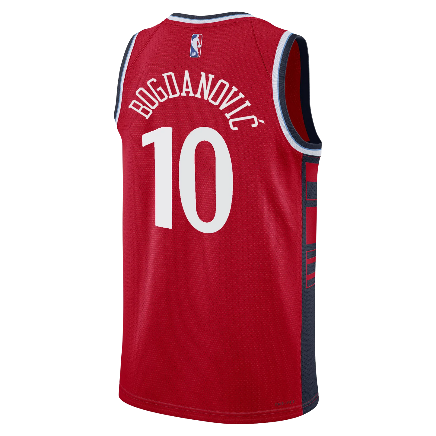 LA Clippers Red Statement Jersey Bogdan Bogdanovic #10