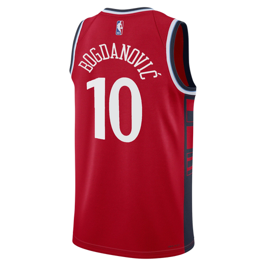 LA Clippers Red Statement Jersey Bogdan Bogdanovic #10